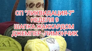 СП "ЛИКВИДАЦИЯ-7"/ НЕДЕЛЯ 9. ШАПКА ЖАККАРДОМ/ ДЖЕМПЕР СОЛНЕЧНОГО ЦВЕТА