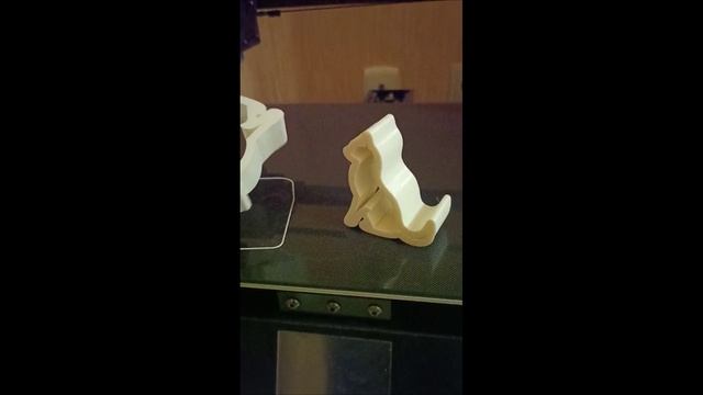 Подставка кошечка распечатанная на 3д принтере Cat_stand