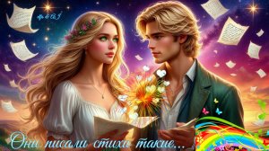 Они писали стихи такие...✨👸🏼📝💞📝🧑🏼✨
