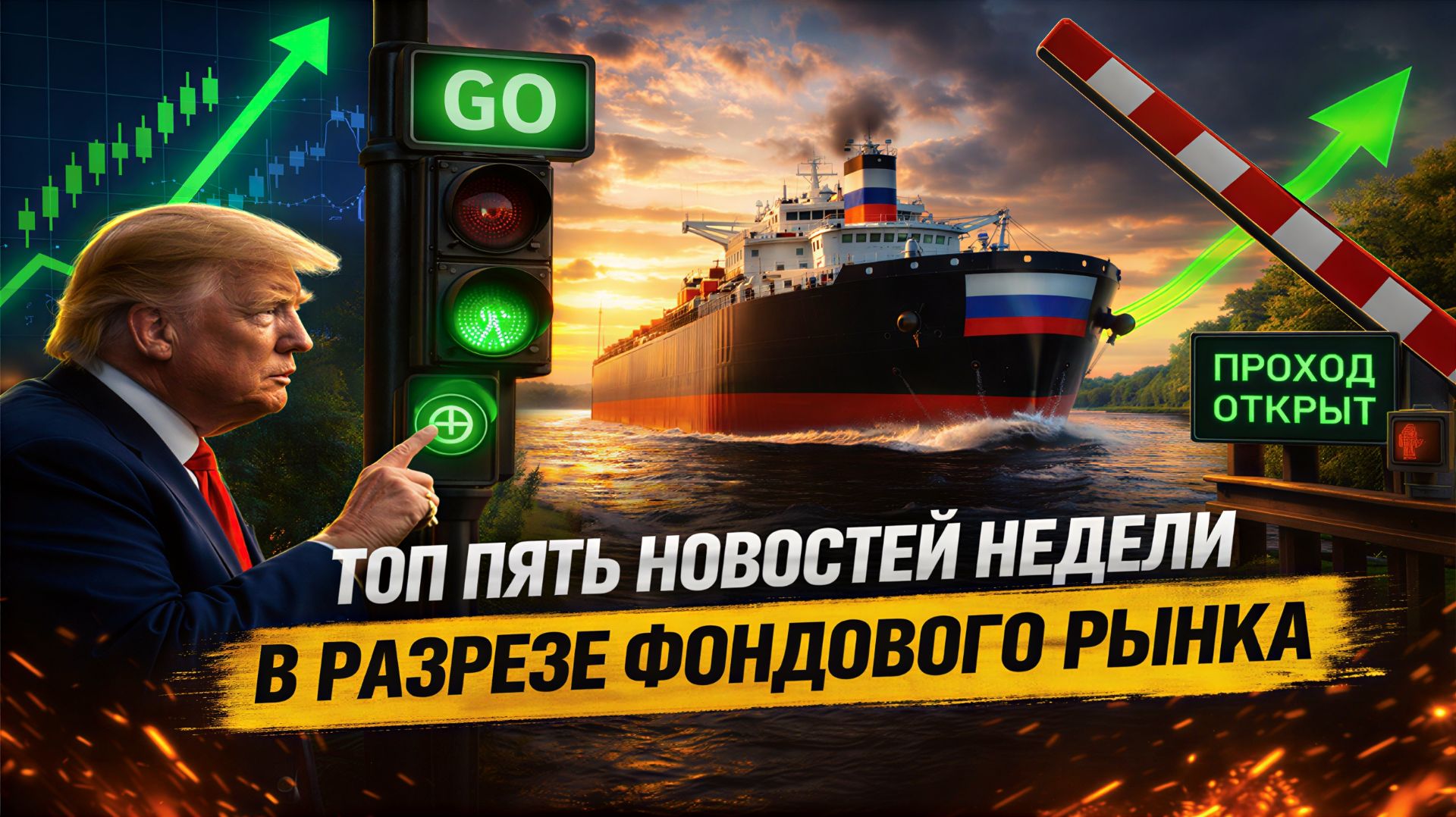 УБЫТКИ И ДИВИДЕНД ЛУКОЙЛА, ТЕХДЕФОЛТ ЮГК, СТАВКА ЦБ 15%, США СНИМАЮТ САНКЦИИ С РФ. ТОП 5 НОВОСТЕЙ.