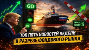 УБЫТКИ И ДИВИДЕНД ЛУКОЙЛА, ТЕХДЕФОЛТ ЮГК, СТАВКА ЦБ 15%, США СНИМАЮТ САНКЦИИ С РФ. ТОП 5 НОВОСТЕЙ.