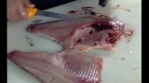 Разделка леща на филе