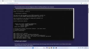 11. Windows Installing Rust