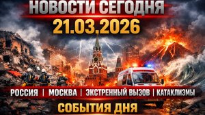 Новости Сегодня 21.03.2026 - Россия, Москва, Экстренный вызов новый выпуск, Катаклизмы, События Дня