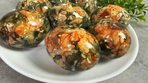 Самый лучший способ как красиво покрасить яйца на пасху: без химии, без зеленки, только натуральные