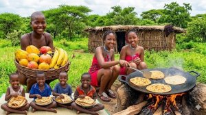 Готовим завтрак на костре. Наши жилища без фотошопа. Жизнь и быт Кении