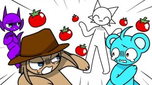 Спрунки с ручной росписью Вкусная  томатная композиция