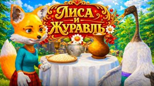 Лиса и Журавль🦊 🏺 🍲Русская народная сказка
