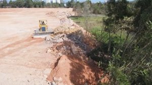 Satisfying Heavy Machinery Watch this Powerful Dozer Push Giant Boulders and Clear the High Ground