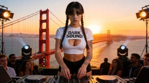 Progressive Dark House Set At Golden Gate Bridge