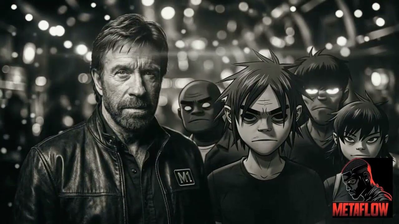 [Mix] Chuck Norris Tribute _ Gorillaz-Inspired Electro-Dub Dance AI Compilation
