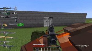 Крутой пулемёт против новых големов в Майнкрафт