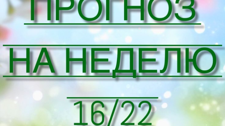 Прогноз на неделю с 16/22 марта #тарофлер #тарологонлайн #таропрогноз
