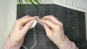 Повязка с кольцом - узор 2 ряд