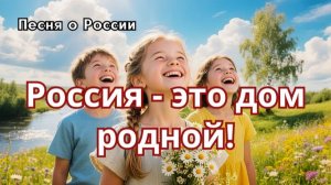 "Россия- это дом родной!" — детская патриотическая песня о Родине, добре и мире.