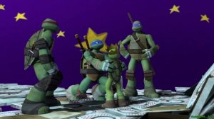 Черепашки ниндзя 2012 Леонардо и Микеланджело моменты братьев