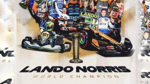 Lando Norris Drivers World Champion F1 2025🧡
