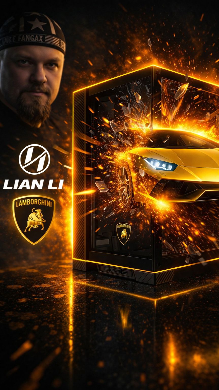 Lian Li Lamborghini Edition — это вообще ПК или суперкар? O11D EVO RGB