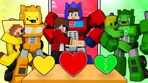 Джей Джей против Майки против Бананакида в супергеройской игре. Майнкрафт Мультик