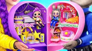 Зверополис 2 и Кейпоп Охотницы на Демонов: строим дом для кукол в пушистом и блестящем стиле!