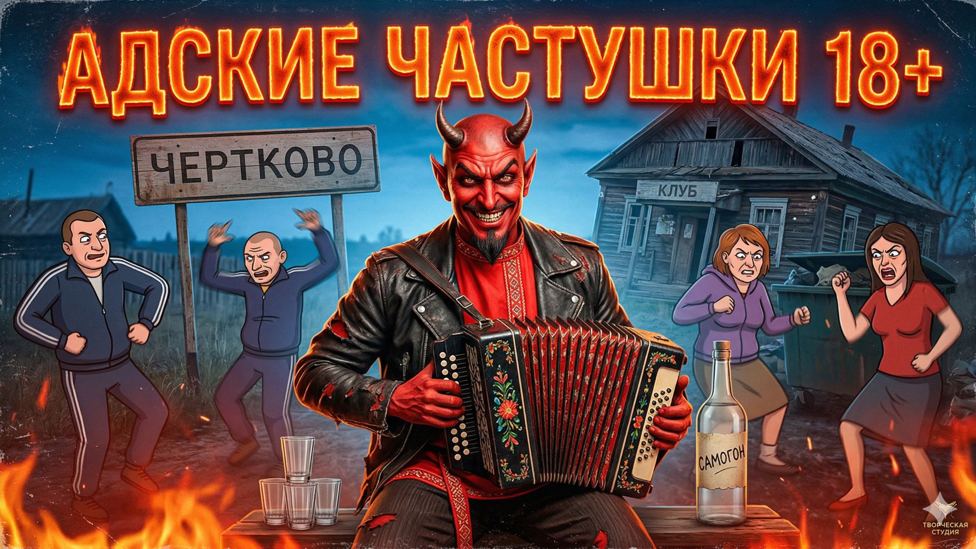 Чертковские,адские частушки. +18 смотреть онлайн