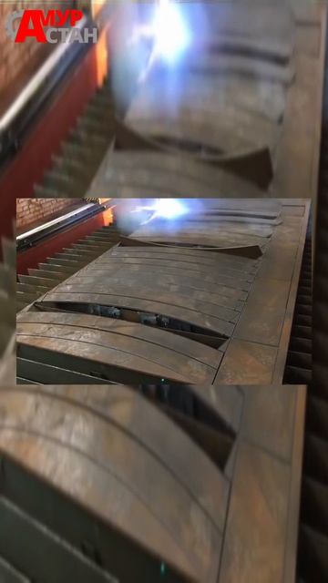 Работа плазменного станка ZLQ-10A