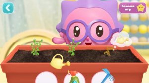 Малышарики . Малышарики выращивают цветы.Часть 1.