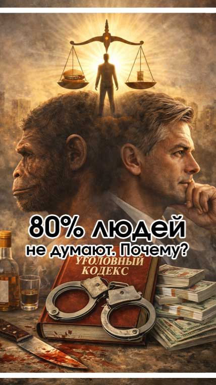 Почему 80% людей не выходят за пределы инстинктов