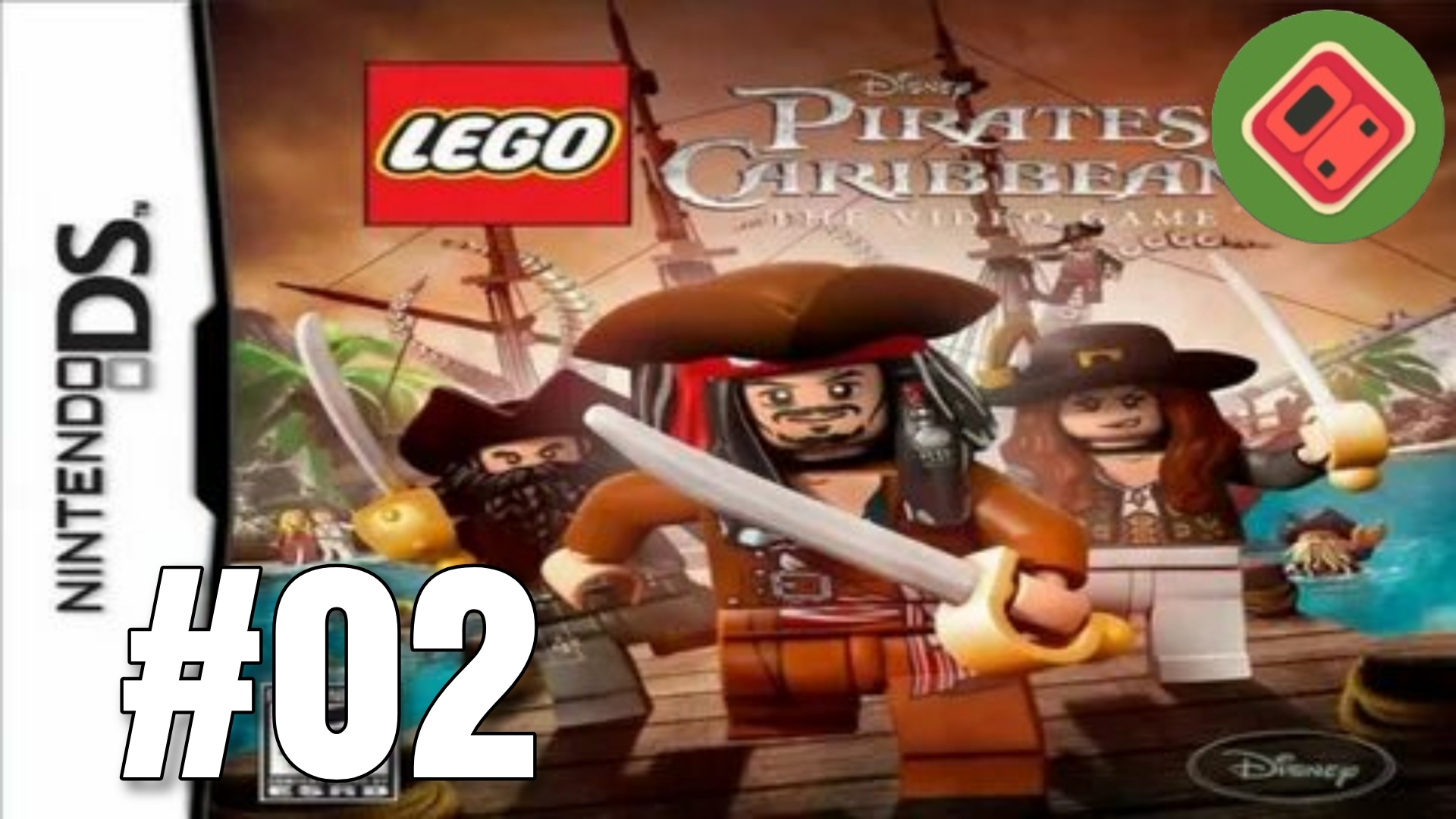 Прохождение игры на MelonDS | Lego Pirates of the Caribbean the video game #04