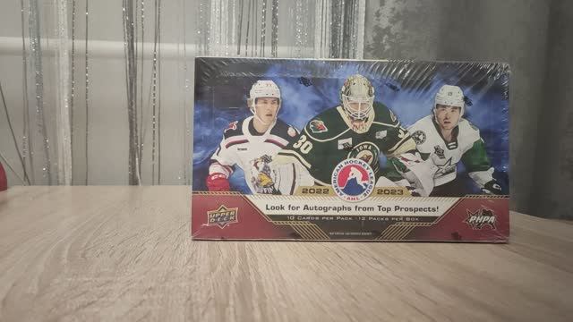 Upper Deck AHL Hockey 2022-2023 (Hobby Box). Распаковка.