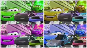 ЧЕТЫРЕ ЦВЕТНЫХ МАКВИНА и ВЕСЕЛЫЙ ТАНЕЦ 🌈 Смешные МУЛЬТИКИ про МАШИНКИ ✨🚀