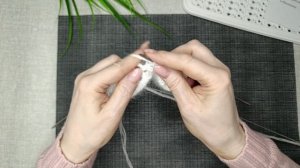 Повязка с кольцом - узор 6 ряд