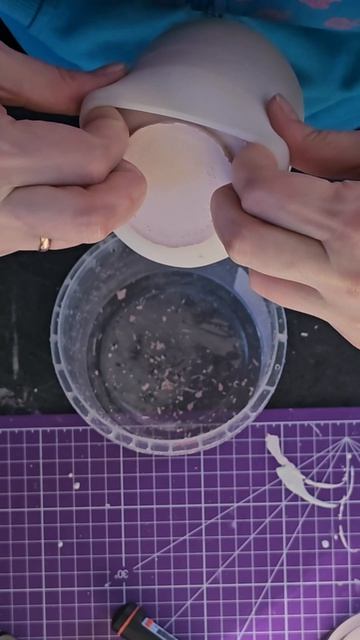 Завораживающий процесс/Гипсовое кашпо💖