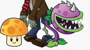 Plants vs Zombies. Часть 5 - ленивый Спорогриб
