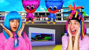 КИТАЙКА ПРЯЧЕТСЯ ОТ ХАГГИ ВАГГИ В БУНКЕРЕ С КСЮШЕЙ!