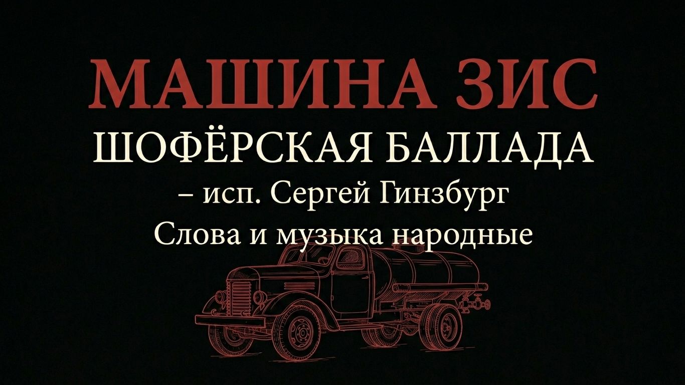 Сергей Гинзбург - Шофёрская баллада