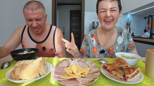 Мукбанг муж ПИЩИТ от восторга, приготовила на обед как он ЛЮБИТ! НО благодарности 0! Обед в России