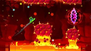 полное прохождение в геометри дэш на уровне FINGERDASH