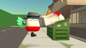 Вытаскиваем блу из мусорки, и кидаем в неё марка:)