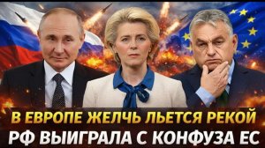 В Европе желчь полилась рекой  Хотели сделать хуже РФ, но получили вдвойне Путин только рад!