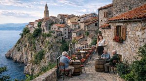 Croatia, Vrbnik - 900-Year-Old Hidden Cliff Village Still Has Residents...