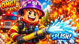 🔥 САМЫЙ ОПАСНЫЙ ДЕНЬ ПОЖАРНИКА В ROBLOX… ПОЖАР В ЛЕСУ! 😱🚒 ПОЖАРНИК В РОБЛОКС 🔥