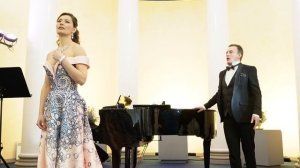 Дарья Вуйчик и Станислав Мостовой исполняют 1-й дуэт Виолетты и Альфреда. Ф-но — Александр Жилинский