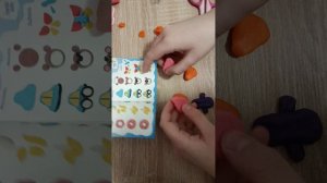 пластилин лепка бабочки и пончика