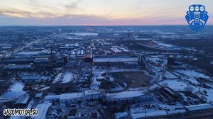 Где то на окраинах города Благовещенск разглядываем с высоты птичьего полета весна 2026 года