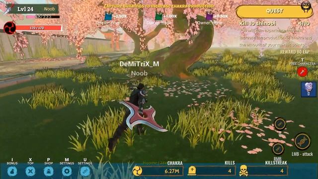 Core world gameplay Ninja Tycoon #2