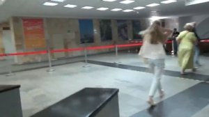Екатеринбург. Марина первый раз в метро!