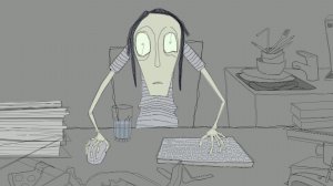 Чёрный юмор - Мультфильм  " Извините занята " (Примерно так выглядит мой рабочий день)