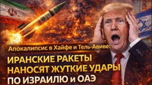 ИРАНСКАЯ АТАКА 2026: Апокалипсис в Хайфе и Тель-Авиве! Ракеты наносят ЖУТКИЕ удары по Израилю и ОАЭ