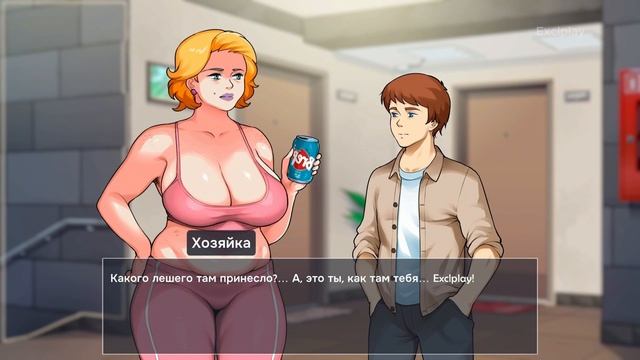 MILFs Plaza 2 Полное Прохождение Демо Full Demo 1 часть русская озвучка